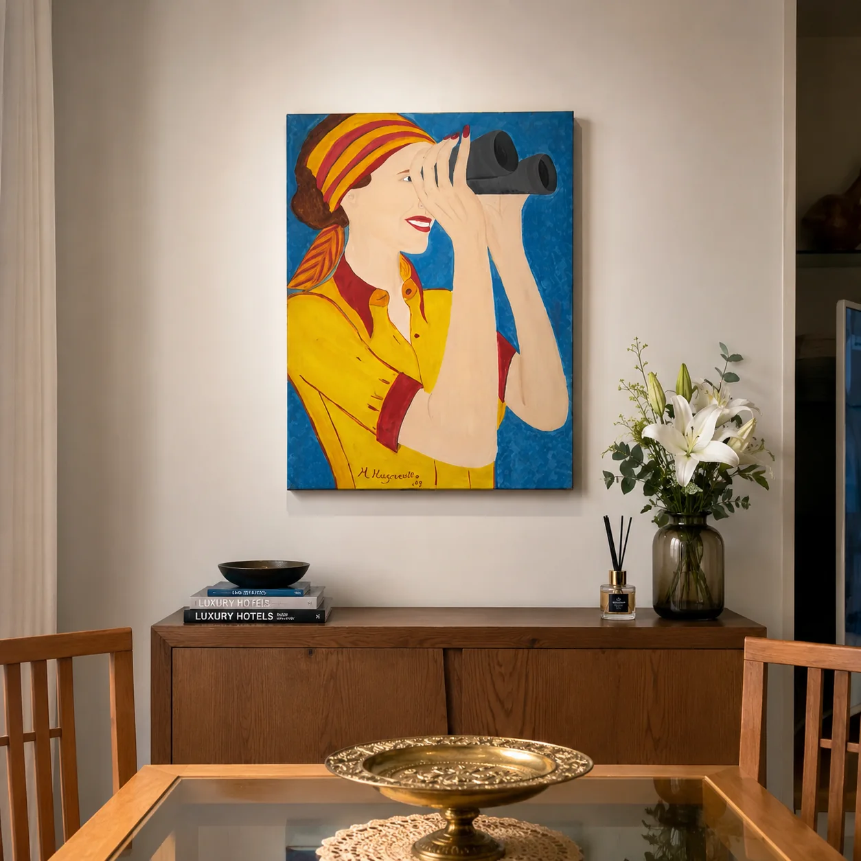 Painting by Mario Muscariello